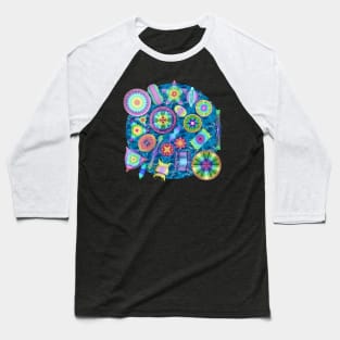 Ernst Haeckel Rainbow Diatoms over Water Baseball T-Shirt